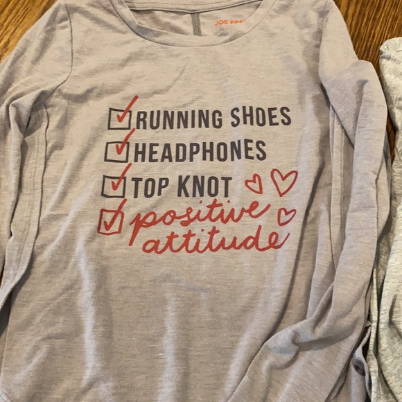 Two long sleeved 7/8 tops - Picture 2 of 8